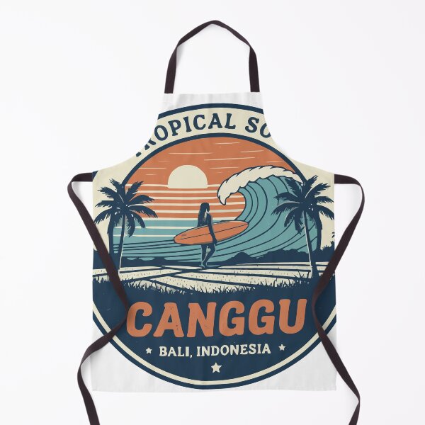 Item preview, Canggu Bali Surfing Retro Badge designed and sold by WavesStation.