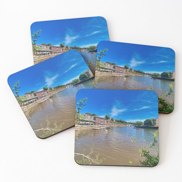 Item preview, Exeter Quay Photograph | Historic Devon Waterfront, Canal Basin & Riverside Scene designed and sold by leonwoods.