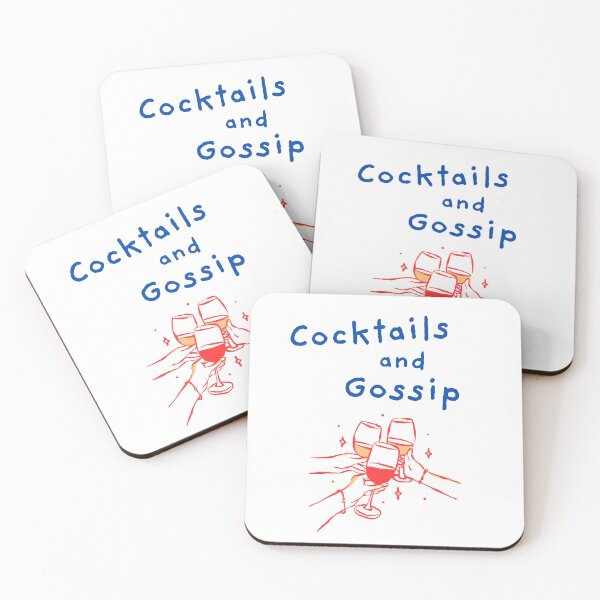 Item preview, Cocktails and gossip designed and sold by BlissThreads.