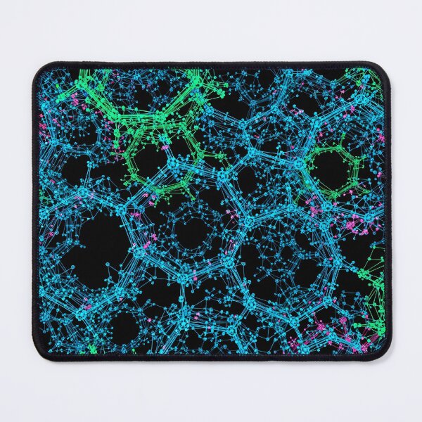 Item preview, Neon Molecular Web Pattern designed and sold by Kaleidoscope Print.