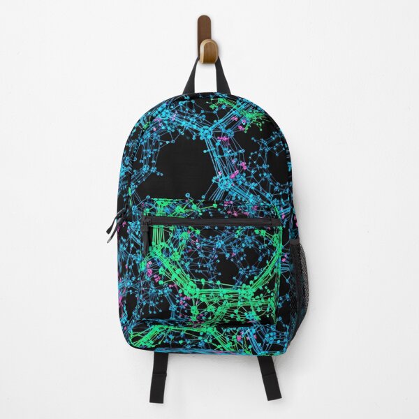 Item preview, Neon Molecular Web Pattern designed and sold by Kaleidoscope Print.