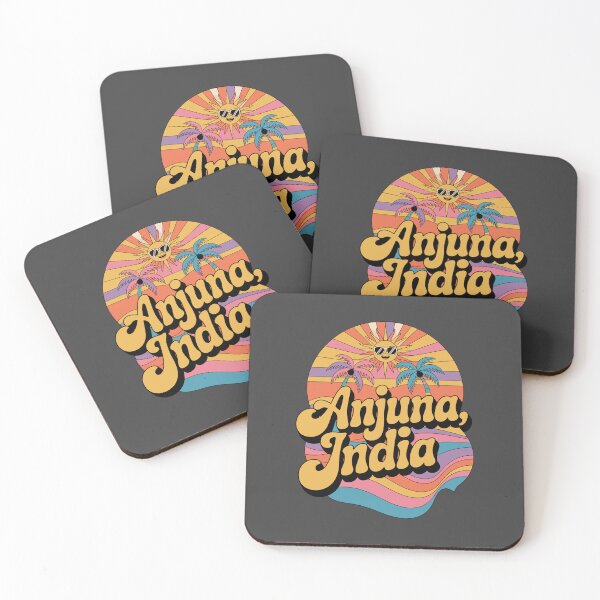 Item preview, Psychedelic Vintage Anjuna, India Poster  designed and sold by paulo silveira.