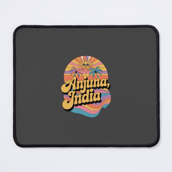 Item preview, Psychedelic Vintage Anjuna, India Poster designed and sold by paulo silveira.