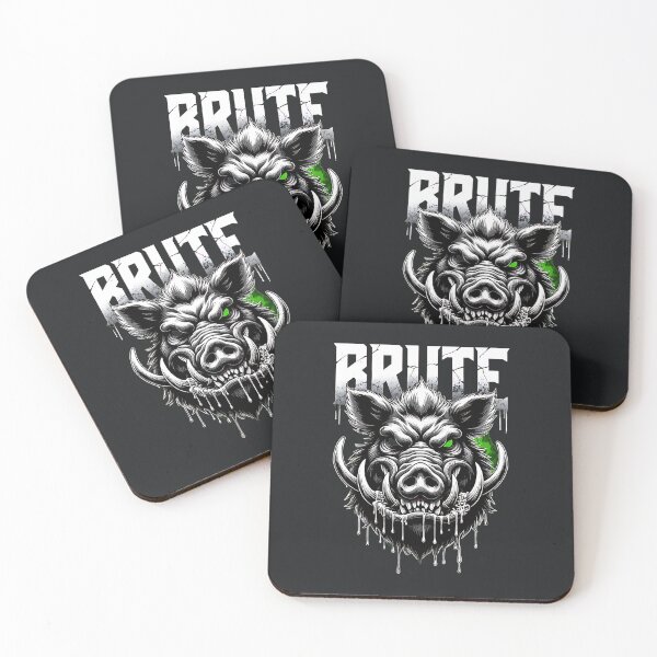 Item preview, Brutal Wild Boar – Dark Aggressive Rage Style designed and sold by Taans-Creation.