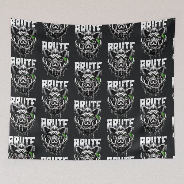 Item preview, Brutal Wild Boar – Dark Aggressive Rage Style designed and sold by Taans-Creation.