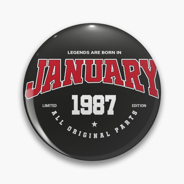 Item preview, January legends 1987 designed and sold by HB Shirts.
