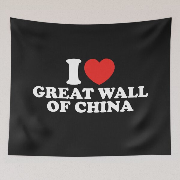 Artikelvorschau, Ich liebe die Chinesische Mauer entworfen und verkauft von shitpostee.