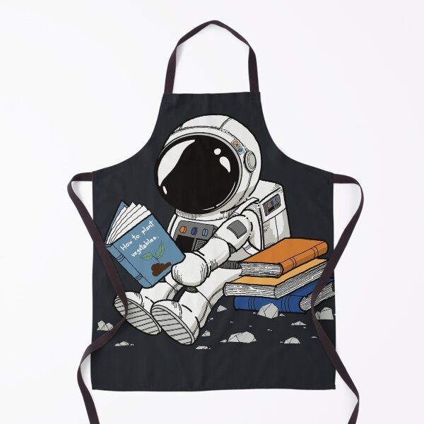 Item preview, Space Farmer: Cute Astronaut Learning to Garden on the Moon Illustration designed and sold by inznap.