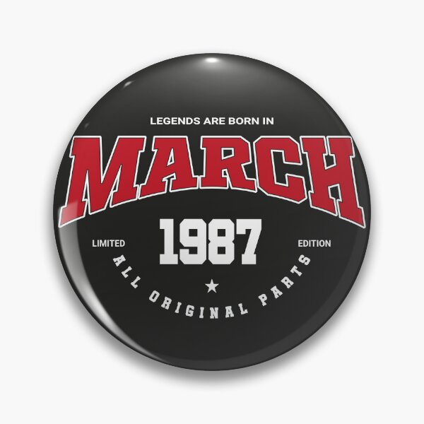 Item preview, March legends 1987 designed and sold by HB Shirts.