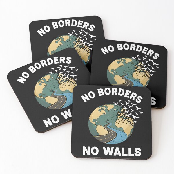 Item preview, No Borders, No walls designed and sold by Uglyandcute.