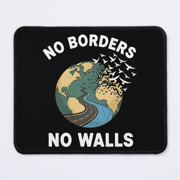 Item preview, No Borders, No walls designed and sold by Uglyandcute.