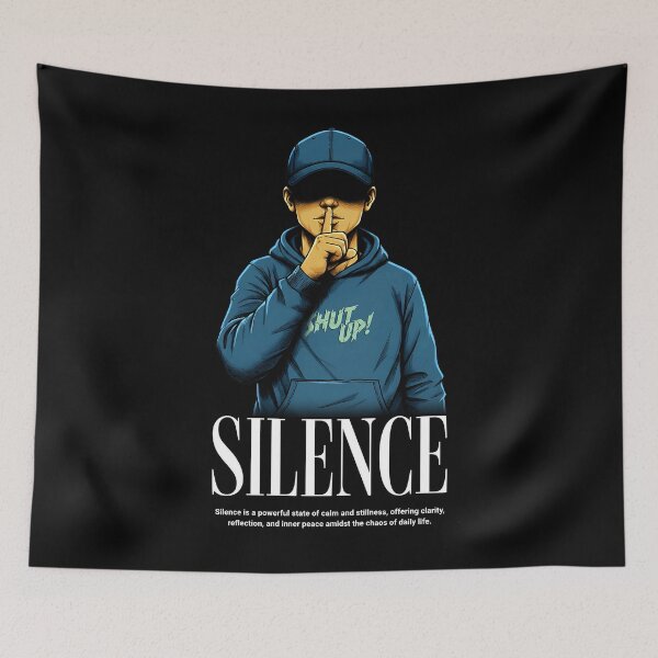 Item preview, Quiet Mind - Urban Silence Illustration designed and sold by ifundesign.