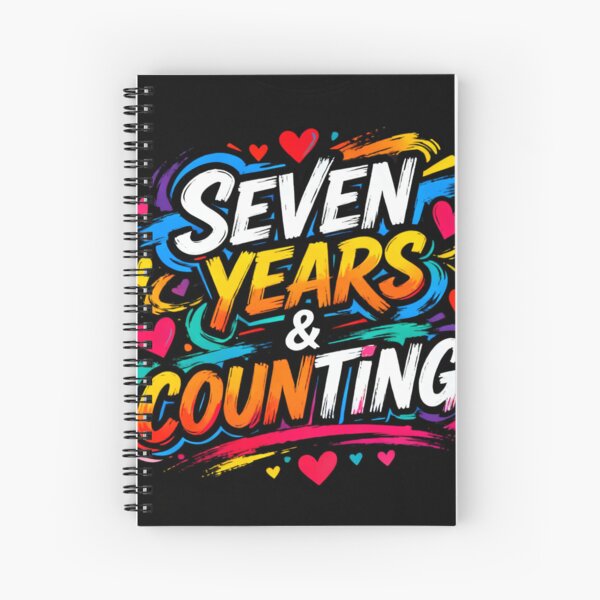 Item preview, Seven Years & Counting – Modern Anniversary Celebration designed and sold by FreeFromDefault.