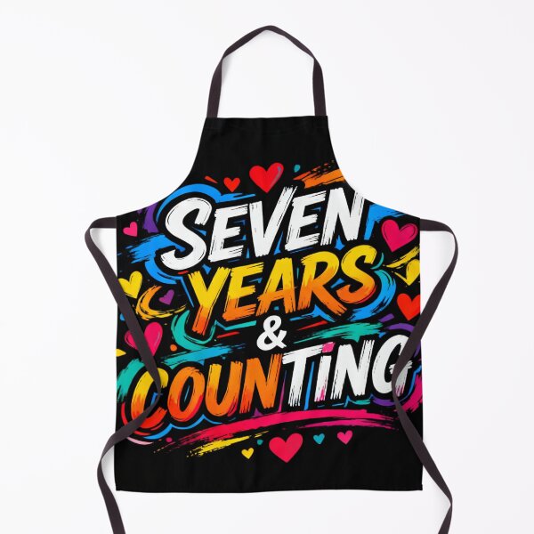 Item preview, Seven Years & Counting – Modern Anniversary Celebration designed and sold by FreeFromDefault.