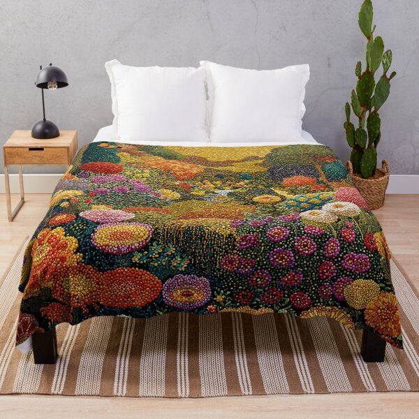 Item preview, Floral Valley Landscape at Sunrise designed and sold by Neika Shimm Designs.