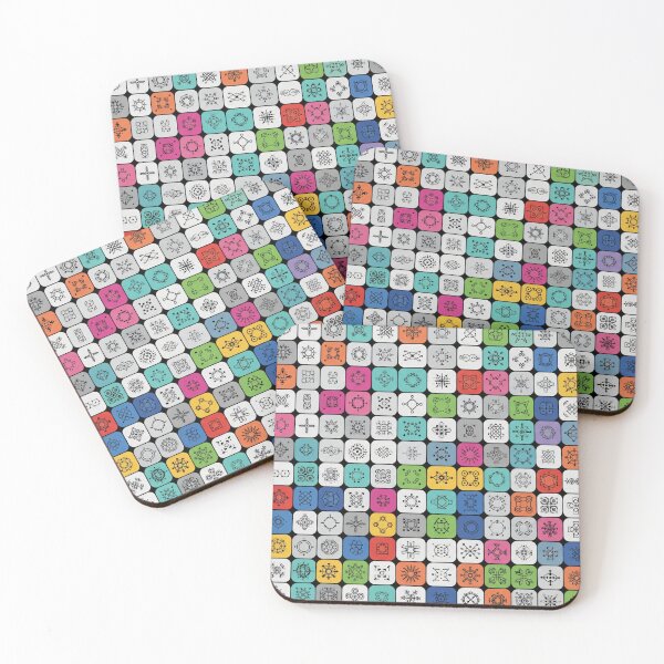 Item preview, Symbol Tile Grid designed and sold by Kaleidoscope Print.