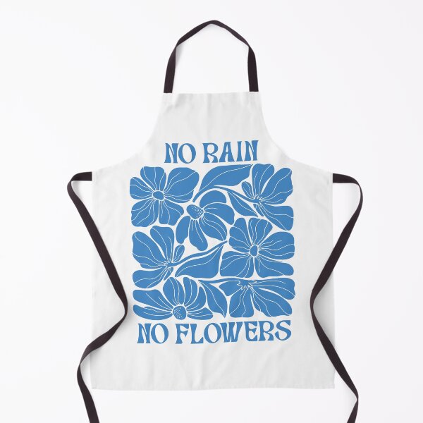 Item preview, No Rain No Flowers – Retro Floral Motivation Art designed and sold by andry01.