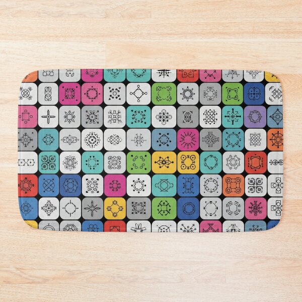 Item preview, Symbol Tile Grid designed and sold by Kaleidoscope Print.