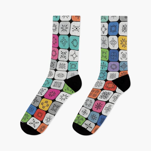 Item preview, Symbol Tile Grid designed and sold by Kaleidoscope Print.