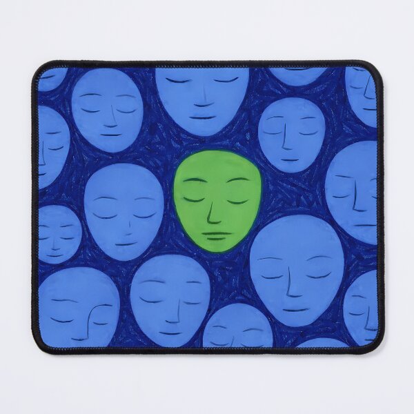 Item preview, The Buddhas of Bezeklik in the Occident - cold colors designed and sold by Word Potions.