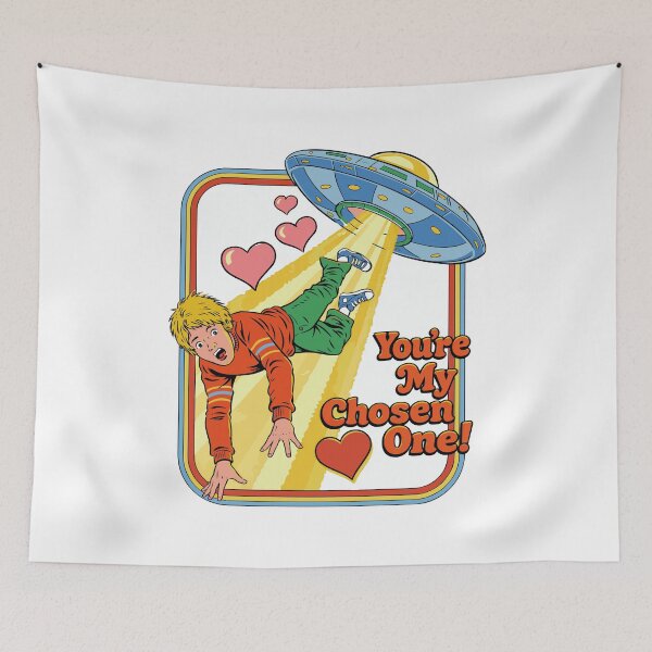 Item preview, You’re My Chosen One Valentine Design UFO geek scifi lover designed and sold by w1ckerman.