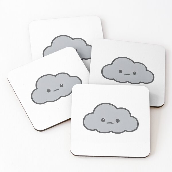 Item preview, Little Sad Cloud designed and sold by KawaiiOrbit.