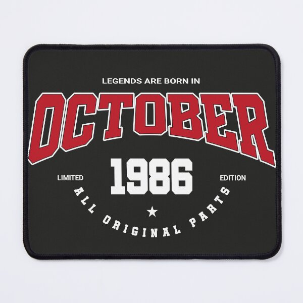 Item preview, October legends 1986 designed and sold by HB Shirts.