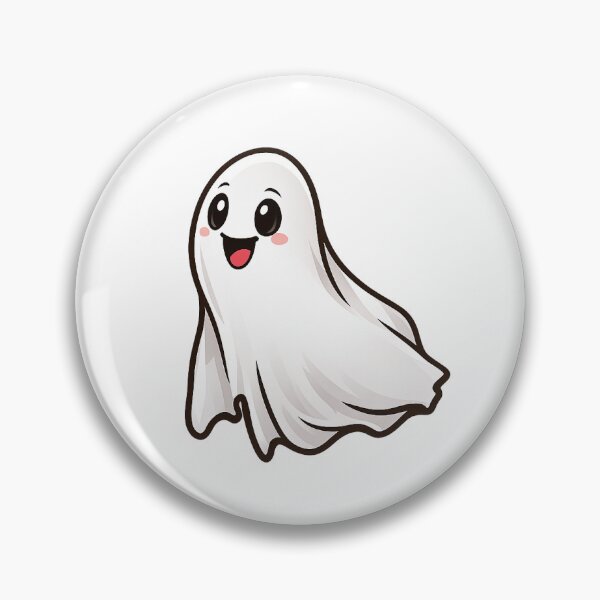 Item preview, Cute Smiling Ghost  designed and sold by shockart-pl.