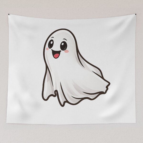 Item preview, Cute Smiling Ghost  designed and sold by shockart-pl.