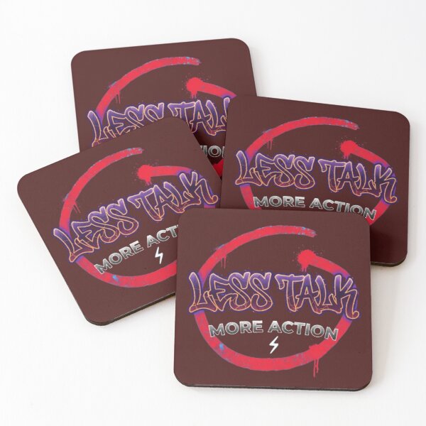 Item preview, Less Talk More Action designed and sold by Luckyatif.