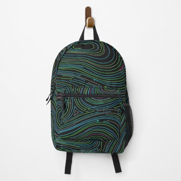 Item preview, Neon Flow Topography designed and sold by Kaleidoscope Print.