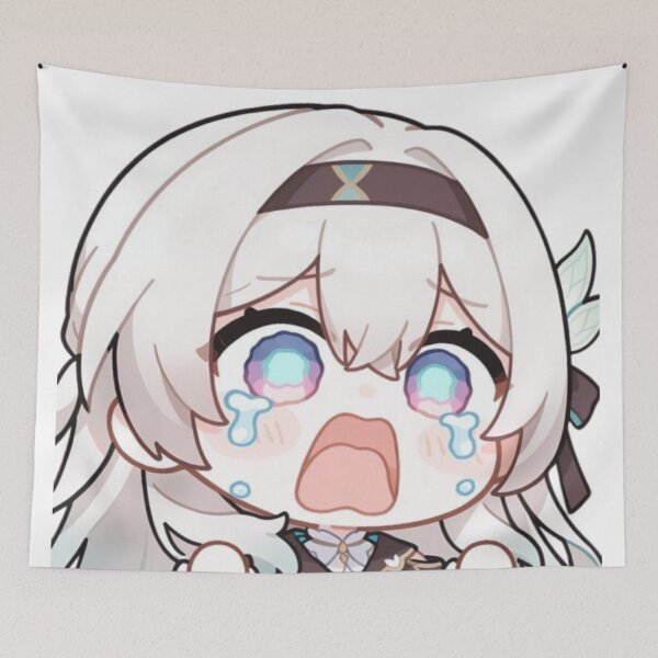 Item preview, Honkai Star Rail Chibi Firefly Crying designed and sold by KomiArts.