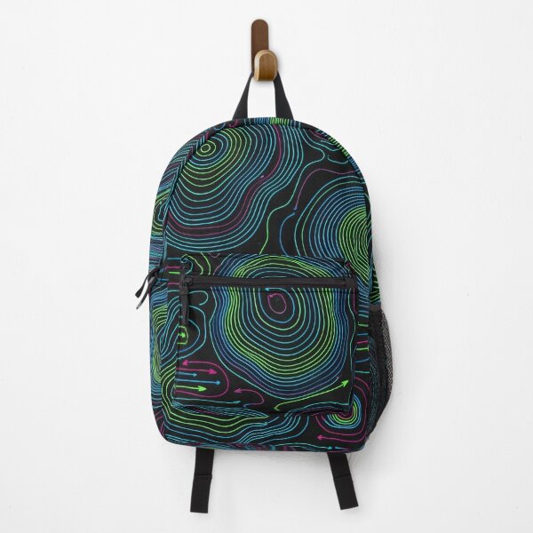 Item preview, Neon Contour Currents designed and sold by Kaleidoscope Print.