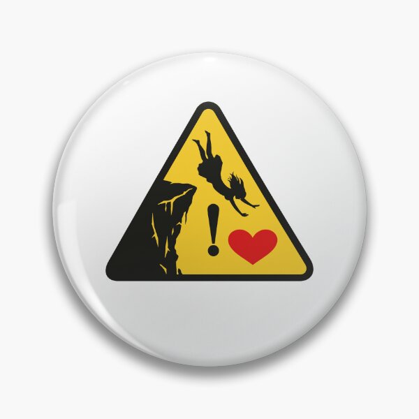 Item preview, Caution i'm falling in love designed and sold by CamaleonDesigns.
