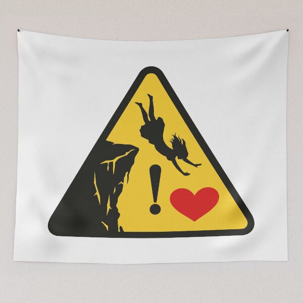Item preview, Caution i'm falling in love designed and sold by CamaleonDesigns.
