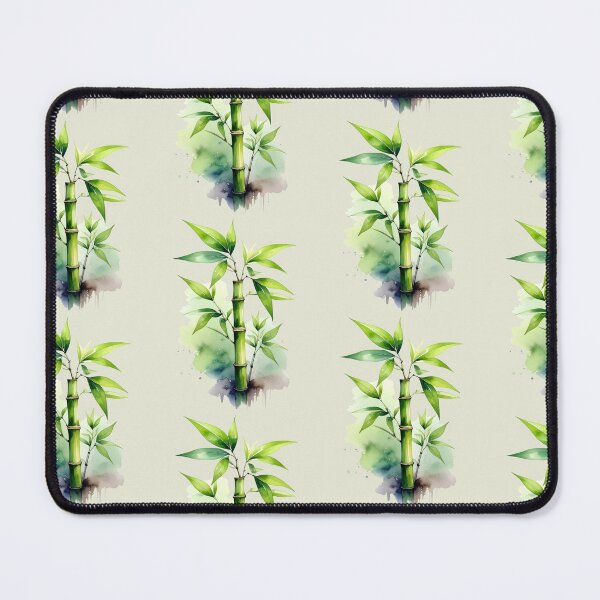 Item preview, Green bamboo in watercolors designed and sold by LiskoDesign.