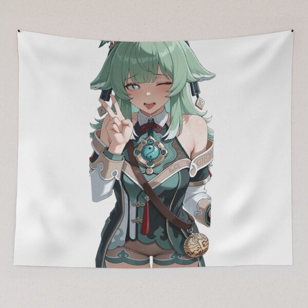 Item preview, Honkai Star Rail Huohuo Peace Sign designed and sold by KomiArts.