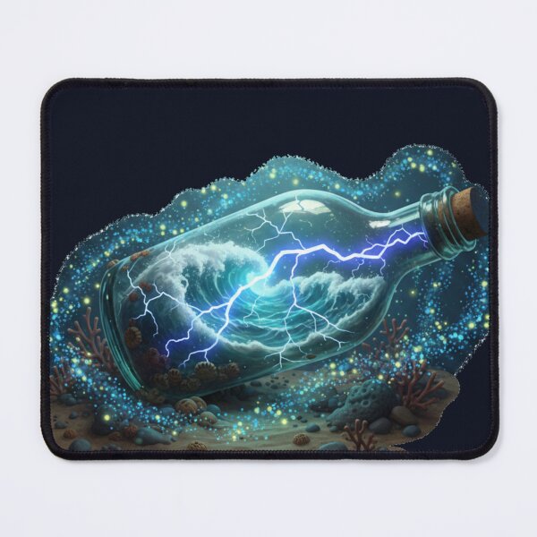 Item preview, The Captured Tempest | Pirate Storm in a Bottle | Abyssal Magic Art designed and sold by Thaliandra.