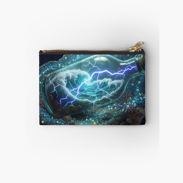 Item preview, The Captured Tempest | Pirate  Storm in a Bottle | Abyssal Magic Art designed and sold by Thaliandra.