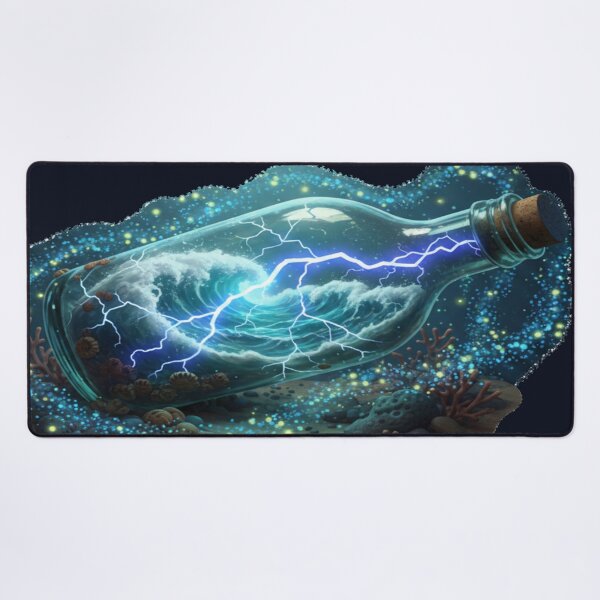 Item preview, The Captured Tempest | Pirate  Storm in a Bottle | Abyssal Magic Art designed and sold by Thaliandra.