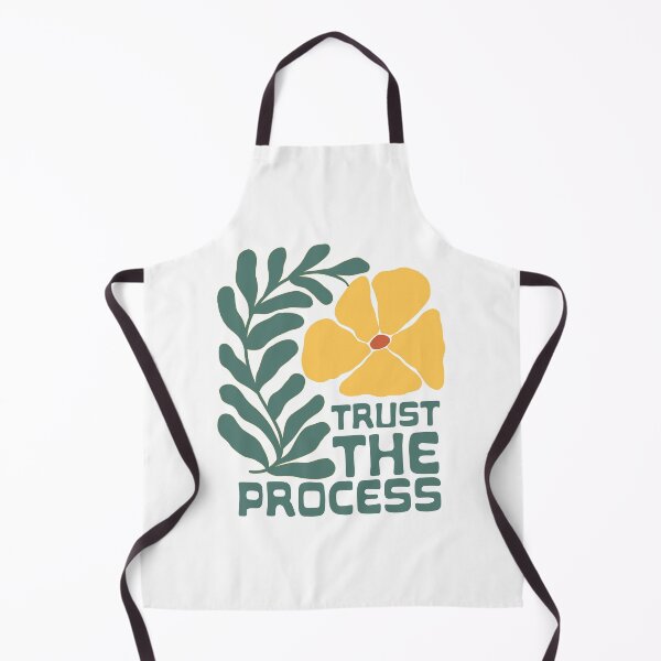 Item preview, Trust the Process – Retro Floral Motivation Art designed and sold by andry01.
