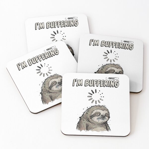 Item preview, Im Buffering Funny Sloth Loading designed and sold by Fenay Designs.