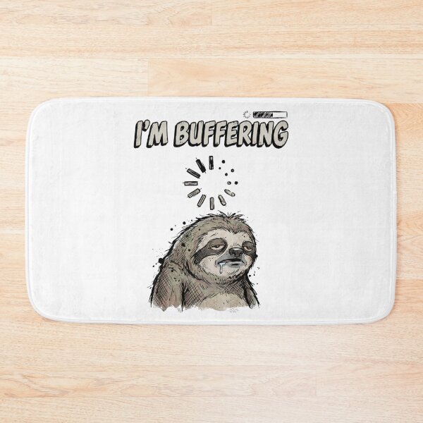 Item preview, Im Buffering Funny Sloth Loading designed and sold by Fenay Designs.