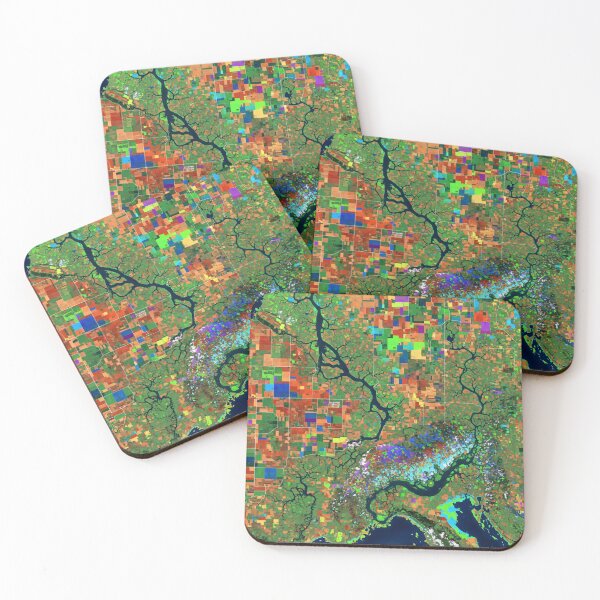 Item preview, Satellite Patchwork Delta designed and sold by Kaleidoscope Print.