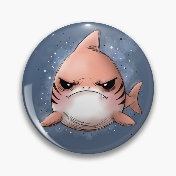 Item preview, Grumpy Tiger Shark designed and sold by HRSCreates.