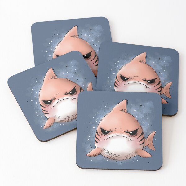 Item preview, Grumpy Tiger Shark designed and sold by HRSCreates.