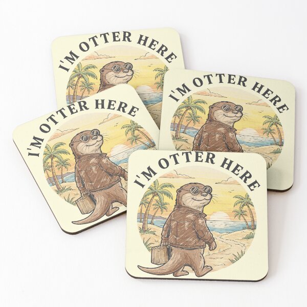 Item preview, I’m Otter Here designed and sold by Radya Geraldi.