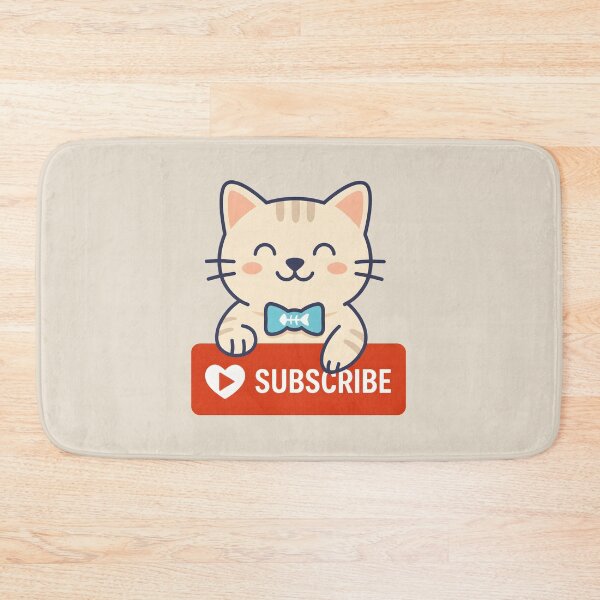 Item preview, SUBSCRIBE - You Can’t Say No to a Cute Cat Like This designed and sold by Fantabulous.