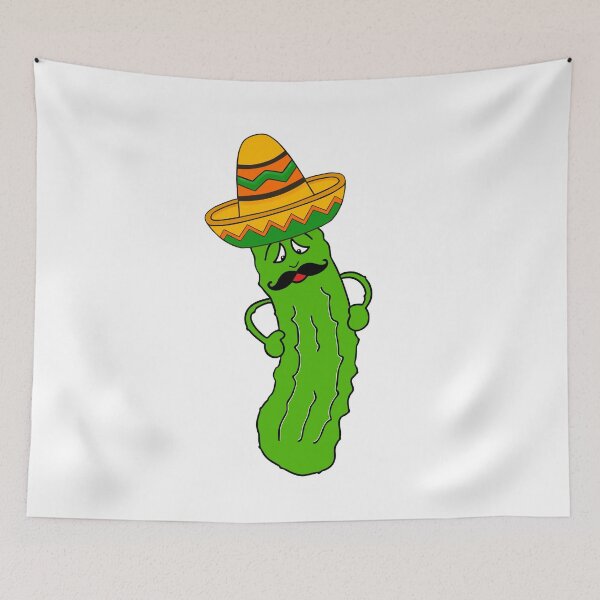 Item preview, Funny Mexican Dill Pickle designed and sold by Sartoris Art.