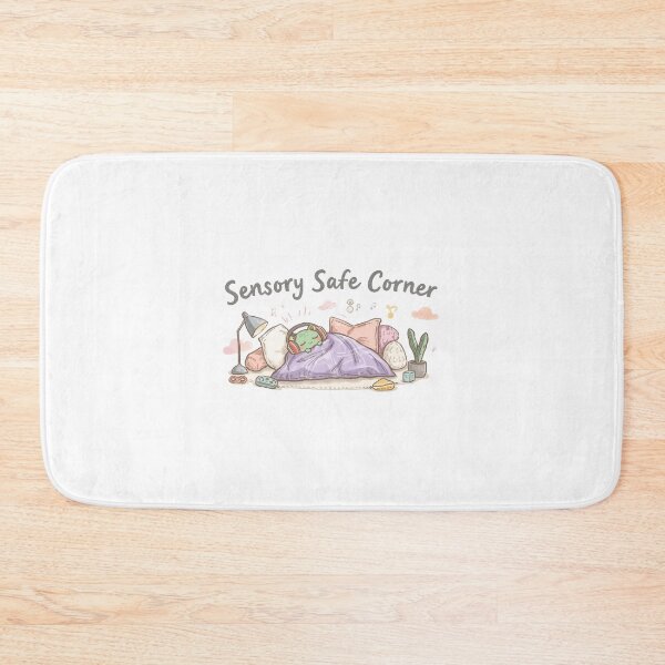 Item preview, Sensory Safe Corner - Neurodivergent Relief Sticker designed and sold by OrikuStudio.